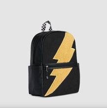 Laden Sie das Bild in den Galerie-Viewer, Titel: State Bags Coated Canvas Kane Rucksack Fuzzy Bolt Black Kinderrucksack