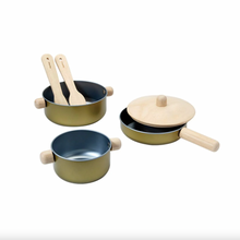 Load image into Gallery viewer, Plan Toys Cooking Utensils Set