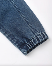 Load image into Gallery viewer, Rylee + Cru Cargo Baby Overall – Indigo