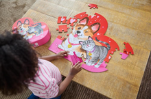 Load image into Gallery viewer, Crocodile Creek Friends Furrever Floor Puzzle 36 Piece