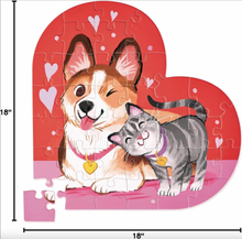 Load image into Gallery viewer, Crocodile Creek Friends Furrever Floor Puzzle 36 Piece