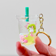 Load image into Gallery viewer, Axolotl Floaty Keychain Charm