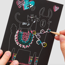 Load image into Gallery viewer, Ooly Mini Scratch & Scribble Art Kit:Funtastic Friends