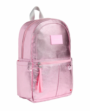 Load image into Gallery viewer, State Bags Kane Kids Mini Travel Metallic Pink/Silver