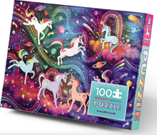 Load image into Gallery viewer, Crocodile Creek Unicorn Galaxy Puzzle 100 Piece Ages 5+