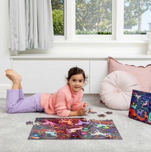 Load image into Gallery viewer, Crocodile Creek Unicorn Galaxy Puzzle 100 Piece Ages 5+