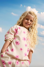 Load image into Gallery viewer, Minymo Flower Cotton Sweatshirt