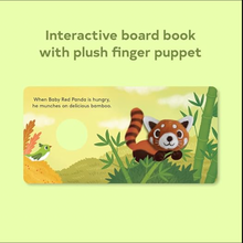 Load image into Gallery viewer, Baby Red Panda Finger Puppet Book