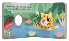 Load image into Gallery viewer, Baby Tiger Finger Puppet Book