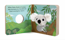 Load image into Gallery viewer, Baby Koala Finger Puppet Book Board book