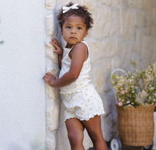 Laden Sie das Bild in den Galerie-Viewer, Quincy Mae Pointelle Tanktop- und Short-Set Petit Fleur