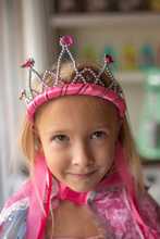 Load image into Gallery viewer, Great Pretenders Dark Pink Ribbon Tiara