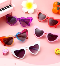 Load image into Gallery viewer, Kids Heart Shape Sunglasses with UV Protection