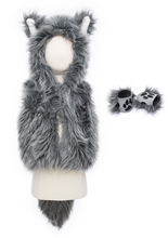 Load image into Gallery viewer, Great Pretenders Big Bad Wolf Vest with Gloves