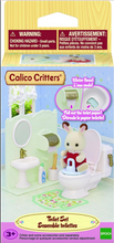 Load image into Gallery viewer, Calico Critters Toilet Set