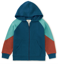 Load image into Gallery viewer, Tea Collection Colorblock Hoodie Bedford Blue