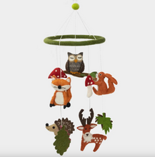 Load image into Gallery viewer, The Winding Road Felt Mobile - Forest Creature