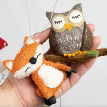 Load image into Gallery viewer, The Winding Road Felt Mobile - Forest Creature