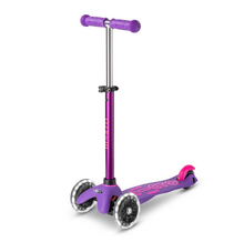 Load image into Gallery viewer, Micro Kickboard Mini Deluxe LED Purple/Pink