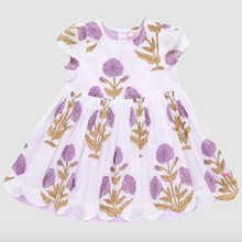 Load image into Gallery viewer, Pink Chicken Girls Marisol Dress Lavender Dandelion