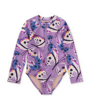 Load image into Gallery viewer, Tea Collection Long Sleeve One-Piece Swimsuit Carnival Butterfly