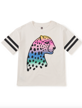 Load image into Gallery viewer, Tea Collection Jaguar Sporty Graphic Tee Chalk Size 2 Years