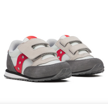 Load image into Gallery viewer, Saucony Baby Jazz HL White/Grey/Red