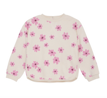 Load image into Gallery viewer, Minymo Flower Cotton Sweatshirt