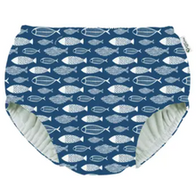 Load image into Gallery viewer, Green Sprouts Eco Pull-Up Swim Diaper Blue Fish Size 18m