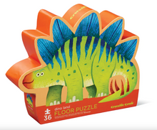 Laden Sie das Bild in den Galerie-Viewer, Crocodile Creek Dino Land Fußbodenpuzzle 36 Teile