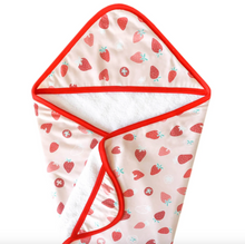 Load image into Gallery viewer, Copper Pearl Hooded Towel Strawberry
