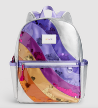 Load image into Gallery viewer, State Bags Kane Double Pocket Backpack Sequin Wave Metallic Kids Backpack
