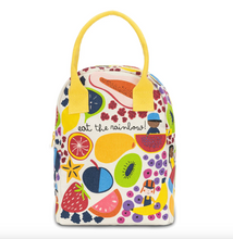Load image into Gallery viewer, Fluf Zipper Lunch Bag Eat The Rainbow