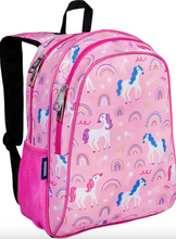 Load image into Gallery viewer, Wildkin Rainbow Unicorn 15 Inch Backpack