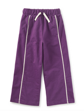 Load image into Gallery viewer, Tea Collection Lace Trim Track Pants Regal Purple