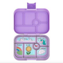Laden Sie das Bild in den Galerie-Viewer, Yumbox auslaufsichere Bento-Lunchbox für Kinder Lavendel (Einhorn)