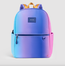 Load image into Gallery viewer, State Bags Kane Double Pocket Large Backpack Recycled Polyester Canvas | Blue Pink Gradient