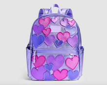 Laden Sie das Bild in den Galerie-Viewer, State Bags Kane Rucksack Metallic 3D Herzen