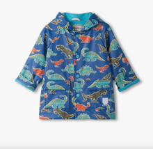Load image into Gallery viewer, Hatley Dino Roar Snap Raincoat