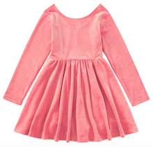 Load image into Gallery viewer, Tea Collection Velour Ballet Dress Mauveglow
