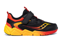 Load image into Gallery viewer, Saucony Big Kids Flash LE Black/Red
