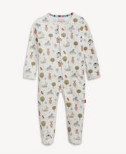 Load image into Gallery viewer, Magnetic Me Funny Farm Organic Cotton Magnetic Footie