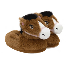 Load image into Gallery viewer, Robeez Brown Meadow Light Up Slipper
