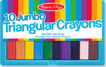 Load image into Gallery viewer, Melissa & Doug Jumbo Triangular Crayons