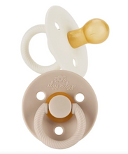Load image into Gallery viewer, Itzy Ritzy Soother 2 Pack Natural Rubber Pacifier 0-6M Coconut & Toast