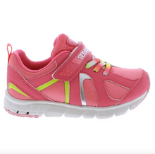 Load image into Gallery viewer, Tsukihoshi RAINBOW Child Shoes (Coral/Lime)