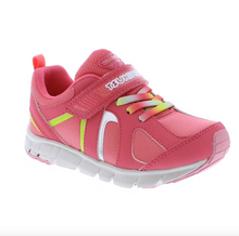 Load image into Gallery viewer, Tsukihoshi RAINBOW Child Shoes (Coral/Lime)
