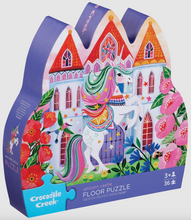 Load image into Gallery viewer, Crocodile Creek Unicorn Castle Puzzle 36 Pieces