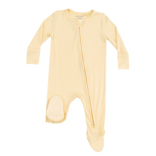 Load image into Gallery viewer, Angel Dear Stripe Baby Chicks 2 Way Zipper Footie Size 9-12M