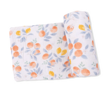 Load image into Gallery viewer, Angel Dear Swaddle Blanket Citrus Floral